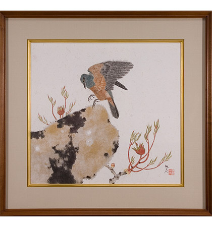 小杉 放庵「牡丹」